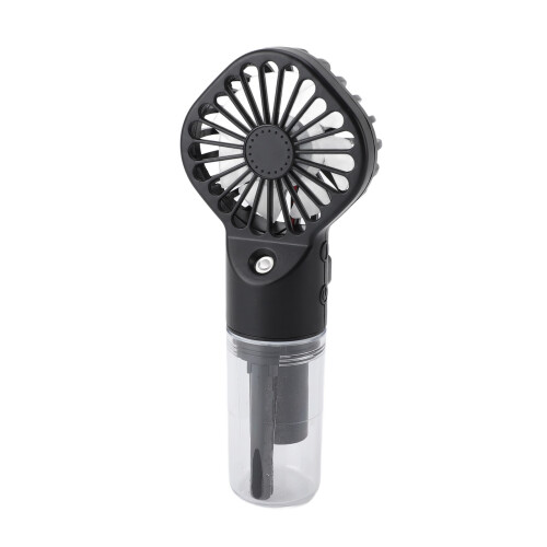 (Black) Ventilatore USB Mini 4 Vel. Ricaricabile Nero 2