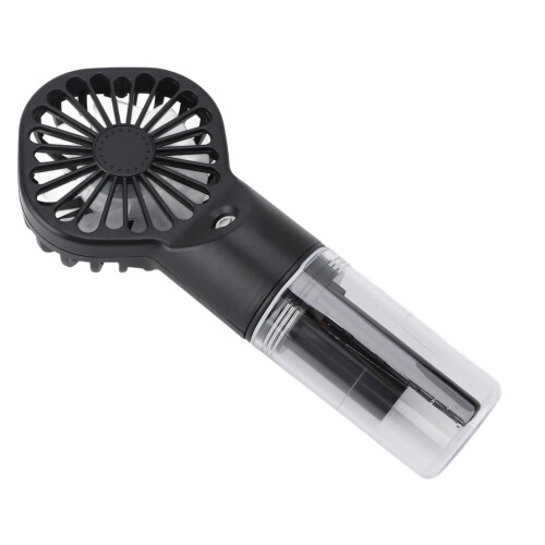 (Black) Ventilatore USB Mini 4 Vel. Ricaricabile Nero 1