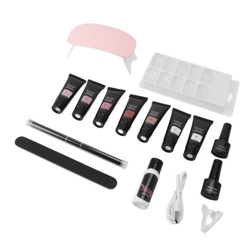 UV-Nagellack-Set 20ml mit Basis/Top Coat & 7 Farben 1