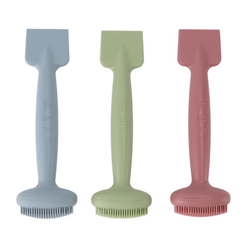 3x Silikon-Facial-Mud-Applikator mit Doppelkopf