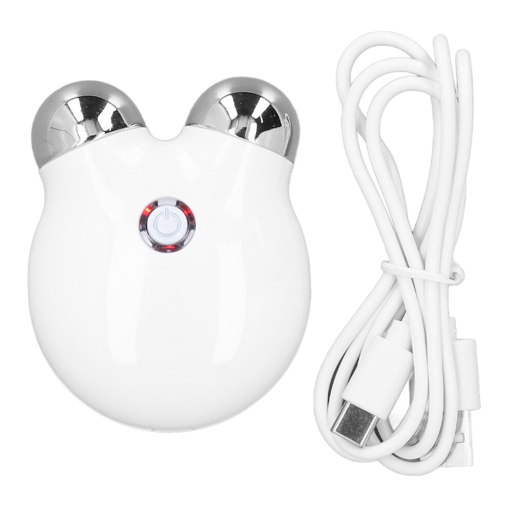 Micro Current Face Massager Dual Roller Lifting Skin Care Device