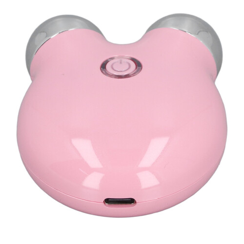 (Pink) Paarse Dubbele Roller voor Gezichtsmassage 2