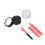 (White and Black) 2Pcs Eyebrow Mapping Paste Washable White Black 20g 1