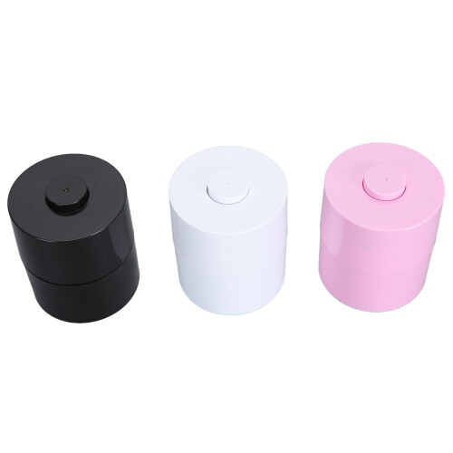 3x Wimpernkleber-Dose 200ml Schwarz/Weiß/Rosa 1
