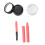 (White and Black) 2Pcs Eyebrow Mapping Paste Washable White Black 20g 4