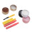 4x Brow Paste Wasbaar Wit Zwart Roze Bruin 10g 5