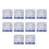 10pcs CPR Barrier One Way Valve Breathing Face Shields 1