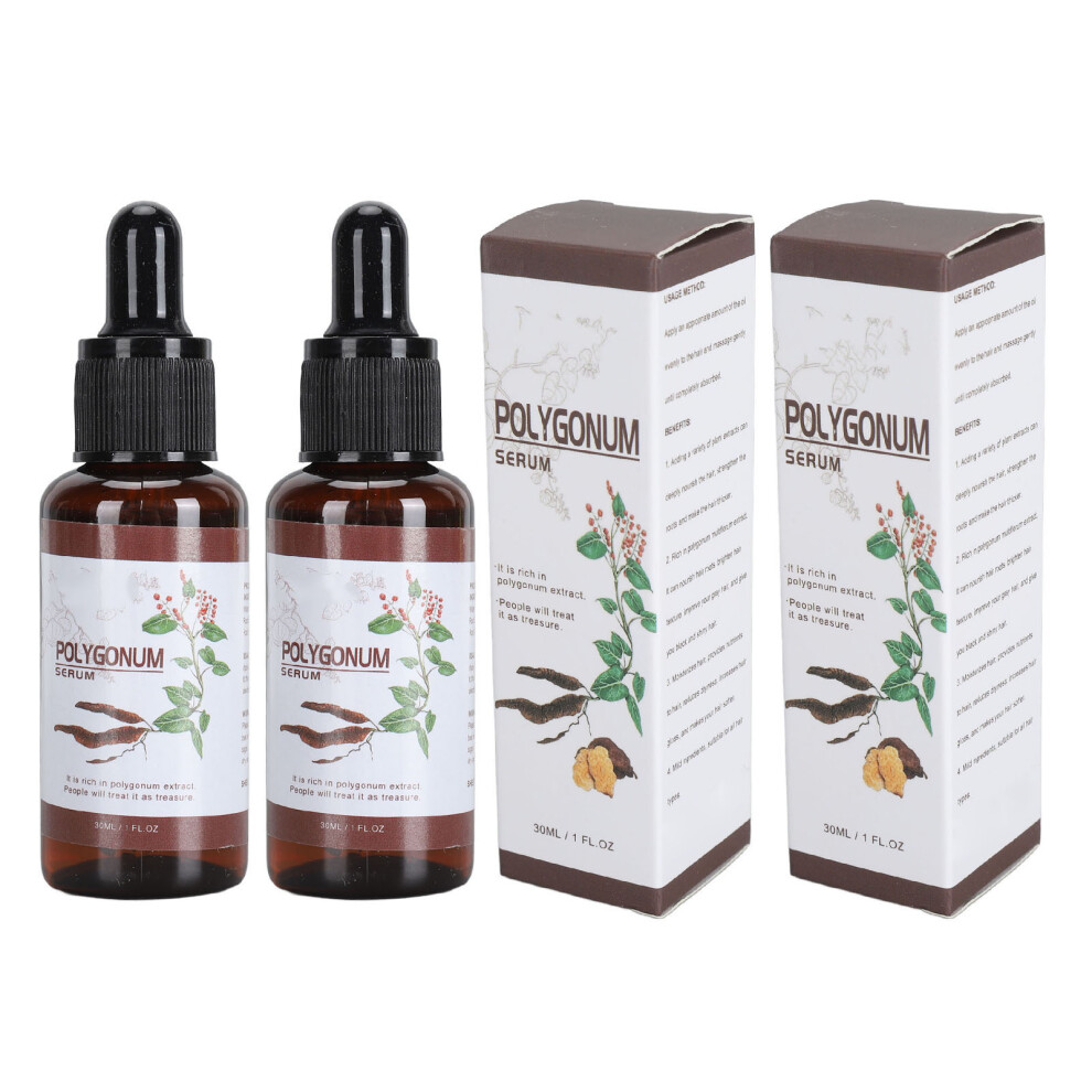 2pcs 30ml He Shou Wu Serum Hair Care Oil for All Hair Types