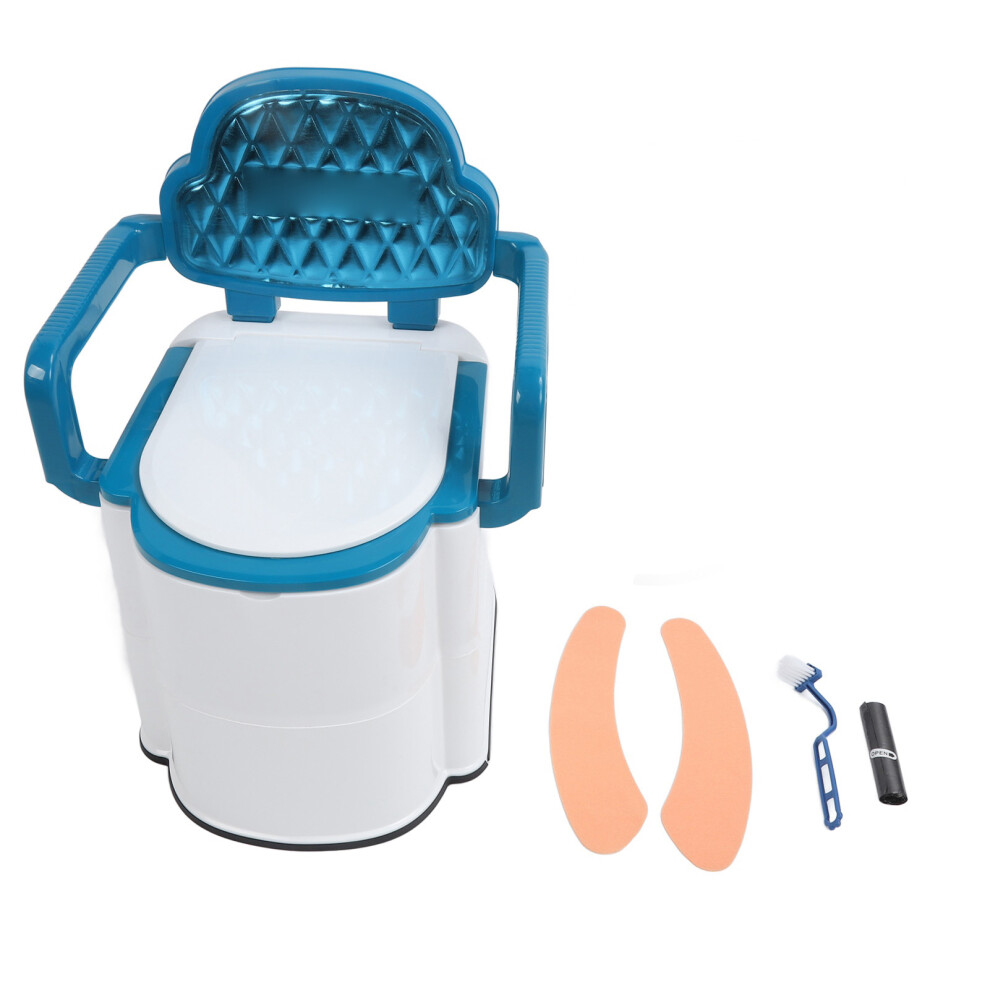 Bedside Commode Soft Backrest Removable Armrest for Pregnant Elderly