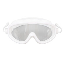 Wasserdichte Schwimmbrille, beschlagfrei, weiß, für Damen & Herren