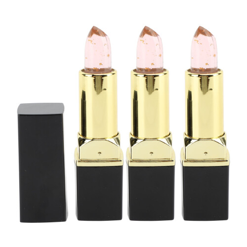 3pcs Color Changing Moisturizing Lipstick Long Lasting Blue Red Gold 1