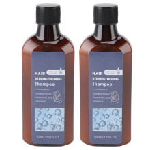 2x 100ml Herren-Shampoo, stärkt Haar, tiefenreinigend, reduziert Öl