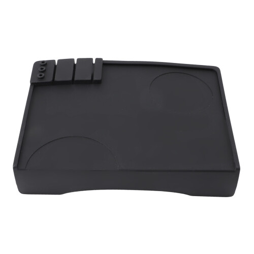Coffee Tamper Mat Anti Slip Black