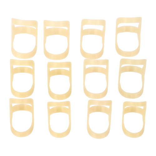 12pcs Oval Finger Splints 6 Sizes Support 1