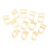 12pcs Oval Finger Splints 6 Sizes Support 5