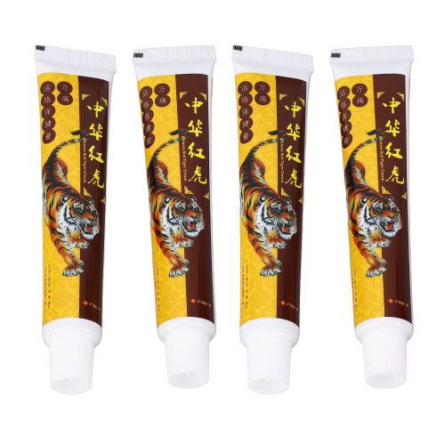 4x 20g Chinese Red Tiger Ointment Neck Shoulder Headache 1
