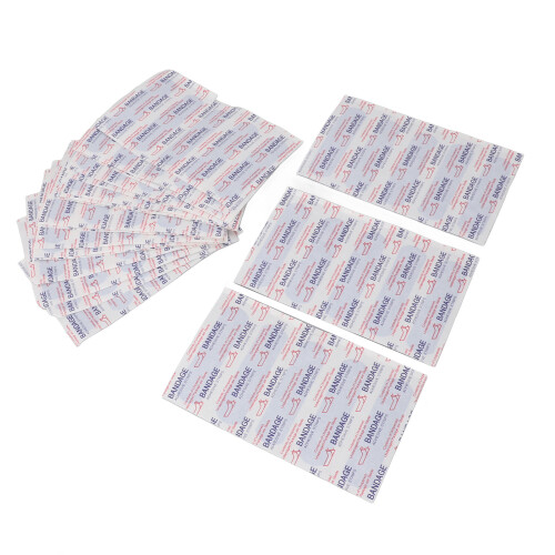 100x Metal Detectable Blue Waterproof Bandages High Vis 2