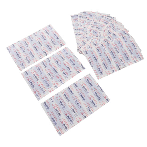 100x Metal Detectable Blue Waterproof Bandages High Vis 1