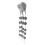 (Gray) Cervical Traction Pillow 20 Balls 2