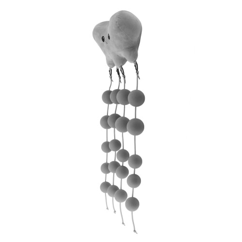 (Gray) Cervical Traction Pillow 20 Balls 1
