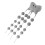 (Gray) Cervical Traction Pillow 20 Balls 4