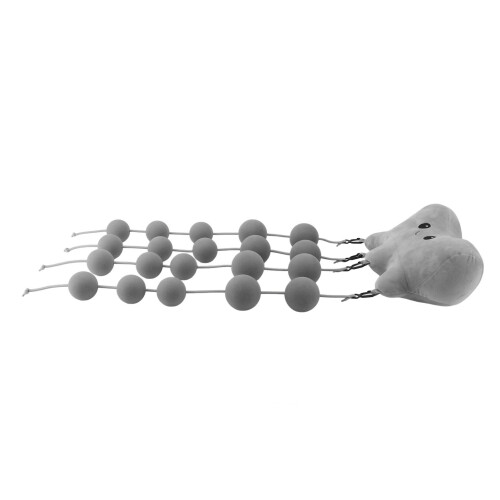 (Gray) Cervical Traction Pillow 20 Balls 2