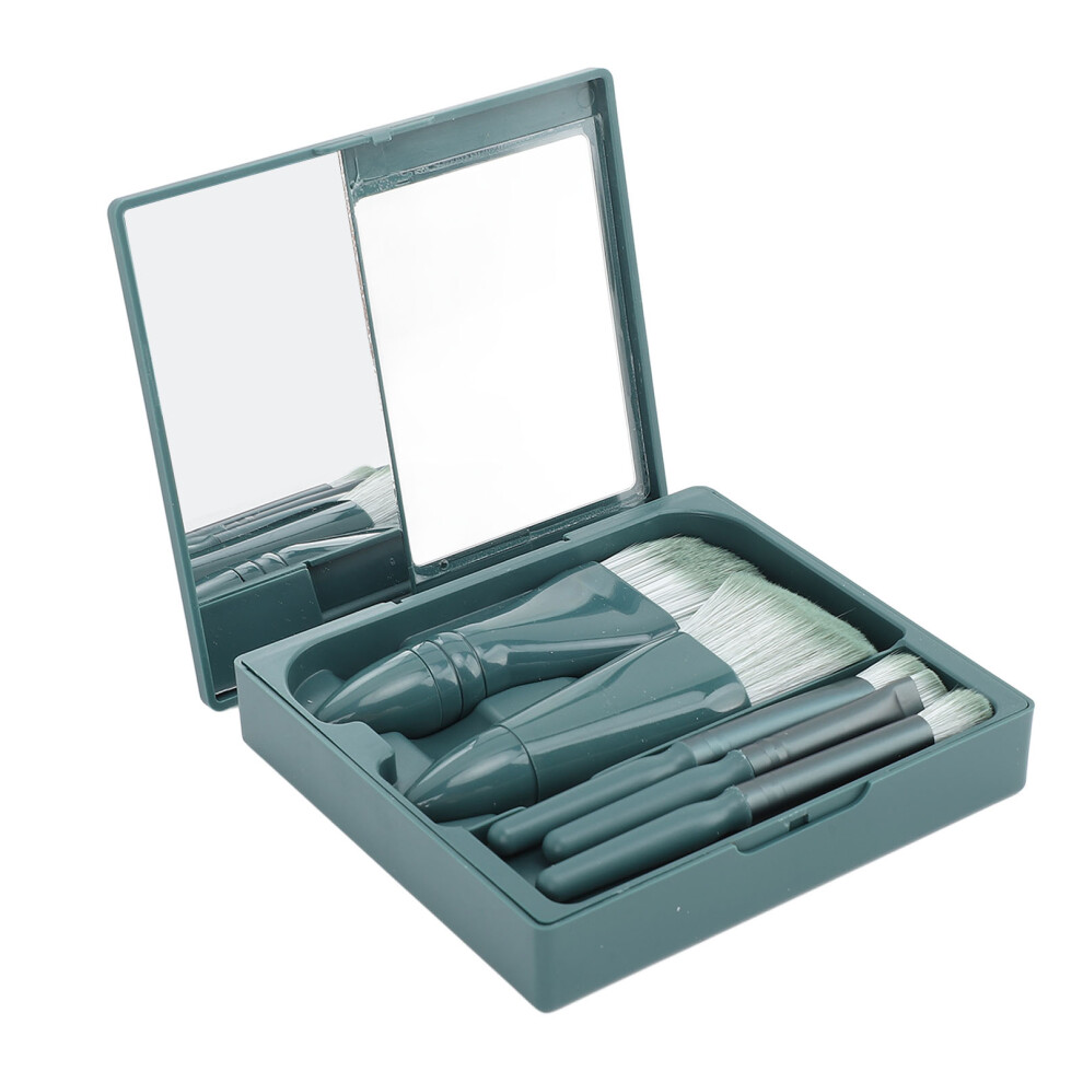 Green (Green) 5Pcs Makeup Brush Set Portable Soft Bristles