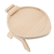 Holz Sofa-Armlehne-Tablett faltbar, 360 drehbar