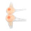 (XL D Cup) Strap On Silicone Bust Forms Liquid Gel Prosthetic Boobs 3XL 4