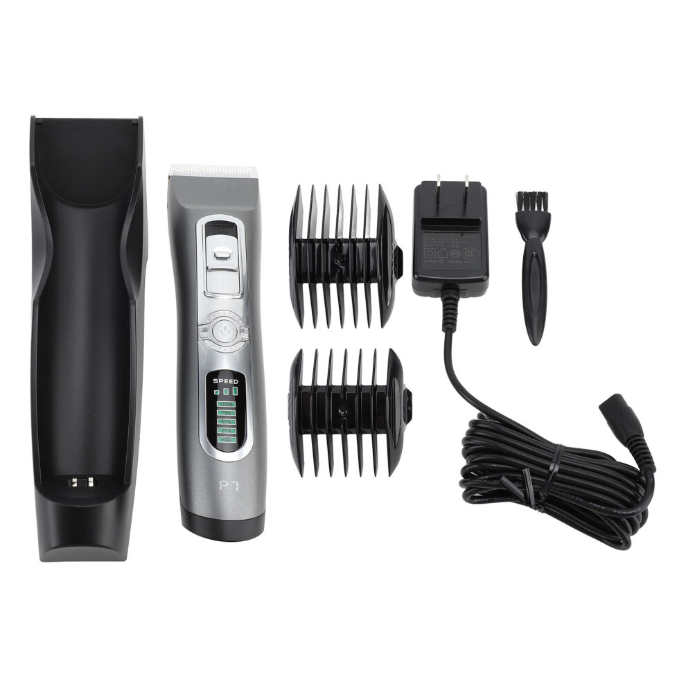 Electric Hair Trimmer R Shaped Rechargeable Cordless 2 Combs