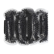 (Black) Gel Ice Pack Reusable Hot Cold Therapy for Knees Waist Legs Black