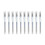 (Blue) 10Pcs 0.5mm Blue Surgical Tip Temporary Tattoo Marker 1