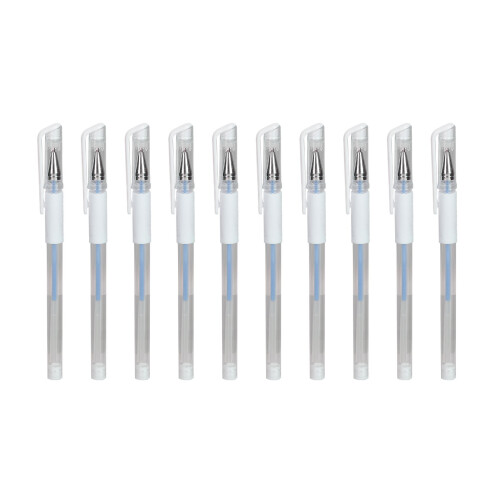 (Blue) 10Pcs 0.5mm Blue Surgical Tip Temporary Tattoo Marker