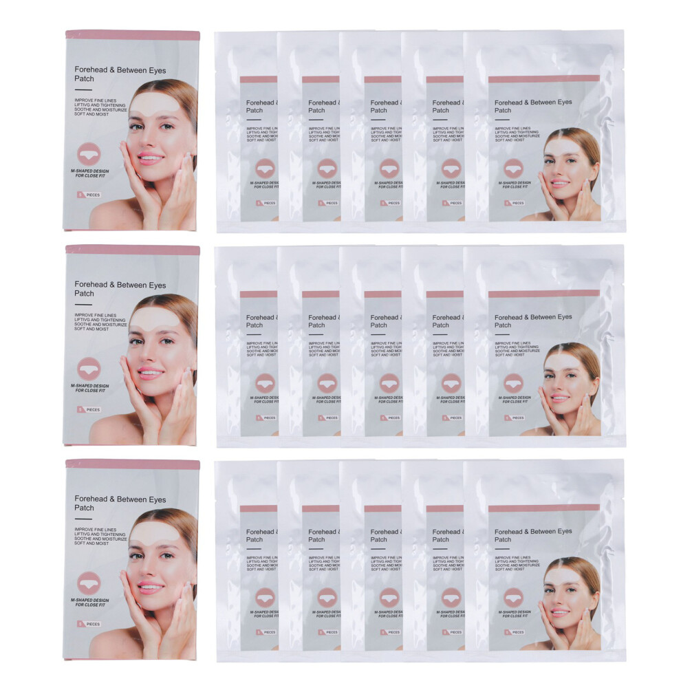 15pcs Forehead Wrinkle Patches Remove Fine Lines Skin Smoothing