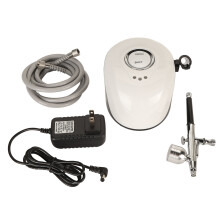 (US Plug) Facial Oxygen Spray Jet 3 Gear High Pressure Mist 100-240V EU Plug