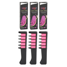 3x Haarfarbe-Kamm temporär waschbar pink