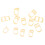 12pcs Oval Finger Splint 6 Sizes 3
