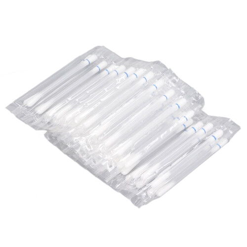 100pz Bastoncini Cotone Salino Doppia Punta Per Piercing 1