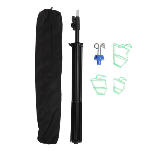 2x Adjustable IV Poles Aluminum