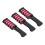 3x Hair Chalk Comb Temporary Pink Washable 2