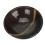 Ox Horn Small Bowl Yellow Round Fine Workmanship Sleek Surface Guasha 3