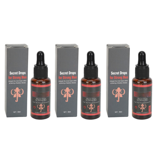 3x Männer-Massageöl Energie & Luststeigerung 30ml