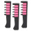 3x Hair Chalk Comb Temporary Pink Washable 4