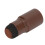 (01 Deep Brown) Eyebrow Stamp Kit 2 Brushes 20 Stencils Brown 2