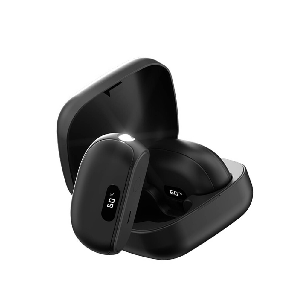 Heat Hand Warmer Magnetic Detachable Rechargeable 8H- Black 7696000209869