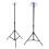 2x Adjustable IV Poles Aluminum 2