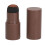 (01 Deep Brown) Eyebrow Stamp Kit 2 Brushes 20 Stencils Brown 4
