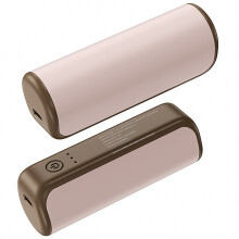 Portable 3000mAh Split Hands Warmers 3 Second Fast Heating-Pink