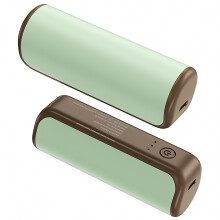 Portable 3000mAh Split Hands Warmers 3 Second Fast-Green