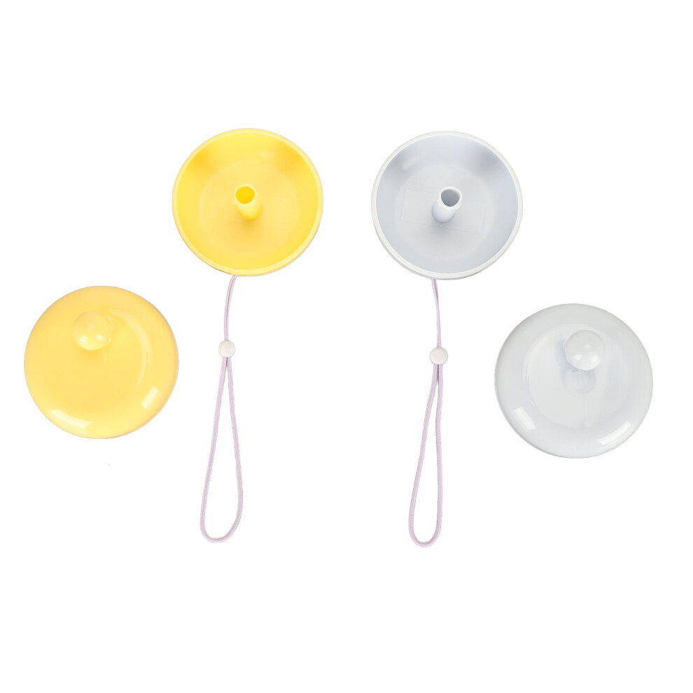2PCS Silicone Bristle Shampoo Brush Portable Scalp Scrubber